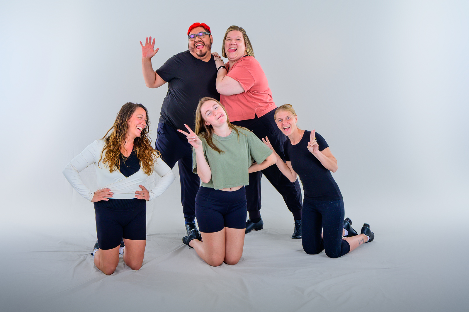 Adult ballet class group photo